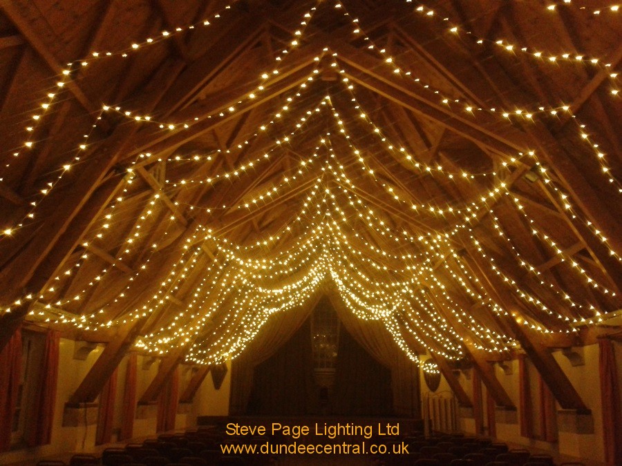 fairylights and uplighter hire